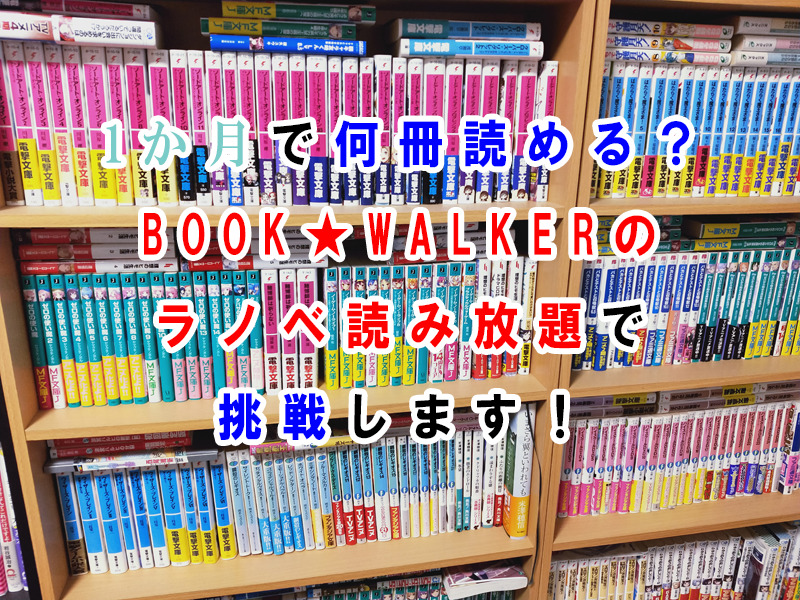 1か月でラノベ何冊読める